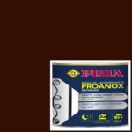 Esmalte proanox directo sobre oxido marrón ral 8016